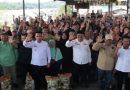 Sekda Kalteng Buka Pasar Murah di Laung Tuhup, Pj Bupati Mura Ikut Mendampingi