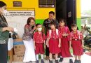 Lindungi Pelajar dari Kabut Asap, Reni Sugiarti Salurkan Masker ke Tiga SD