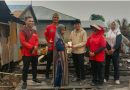Jenguk Korban Kebakaran Pulau Mambulau, Ketua PKK Bataguh Ingatkan Warga Waspadai Listrik